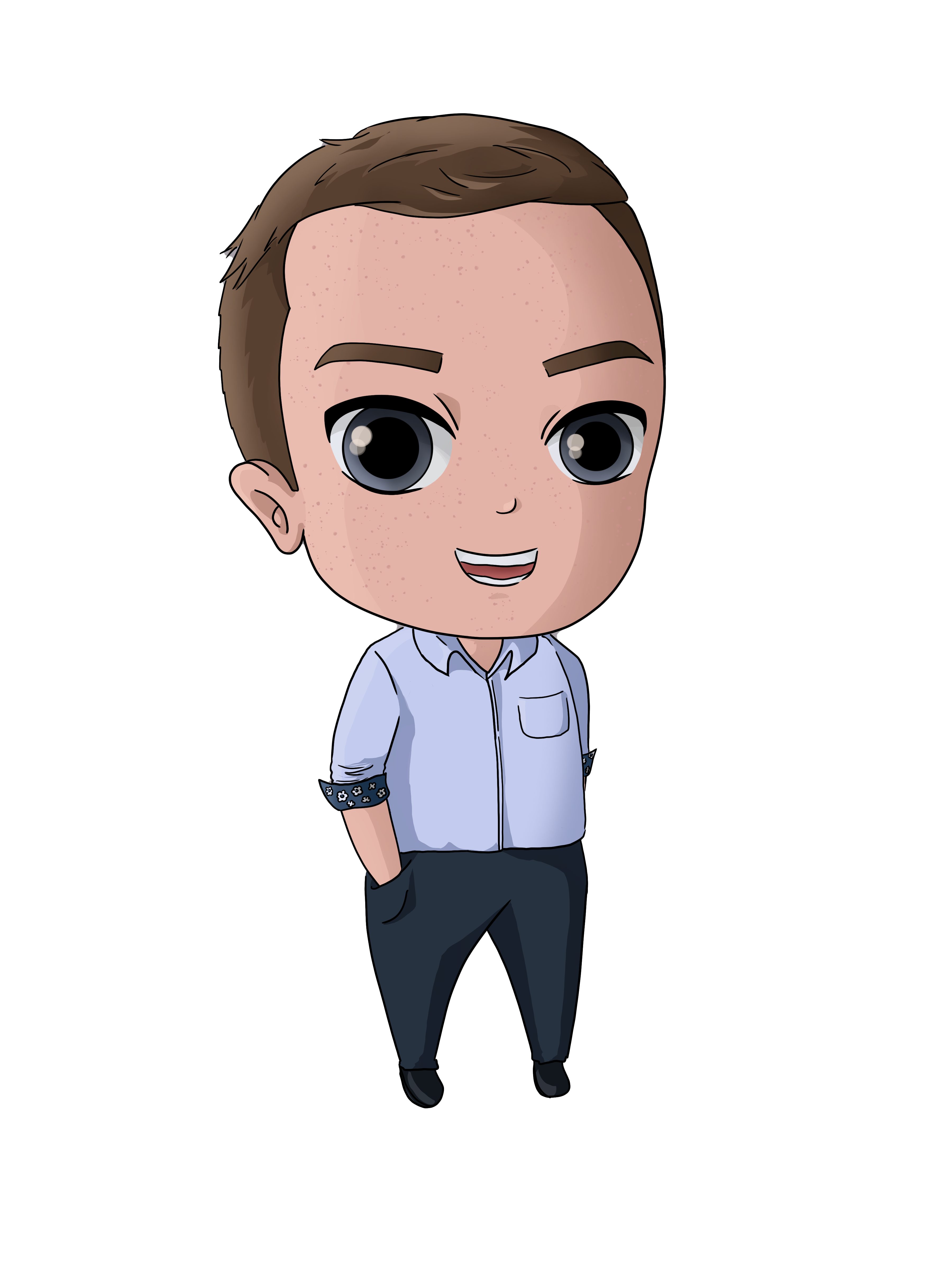 Chibi drawing of Tom
